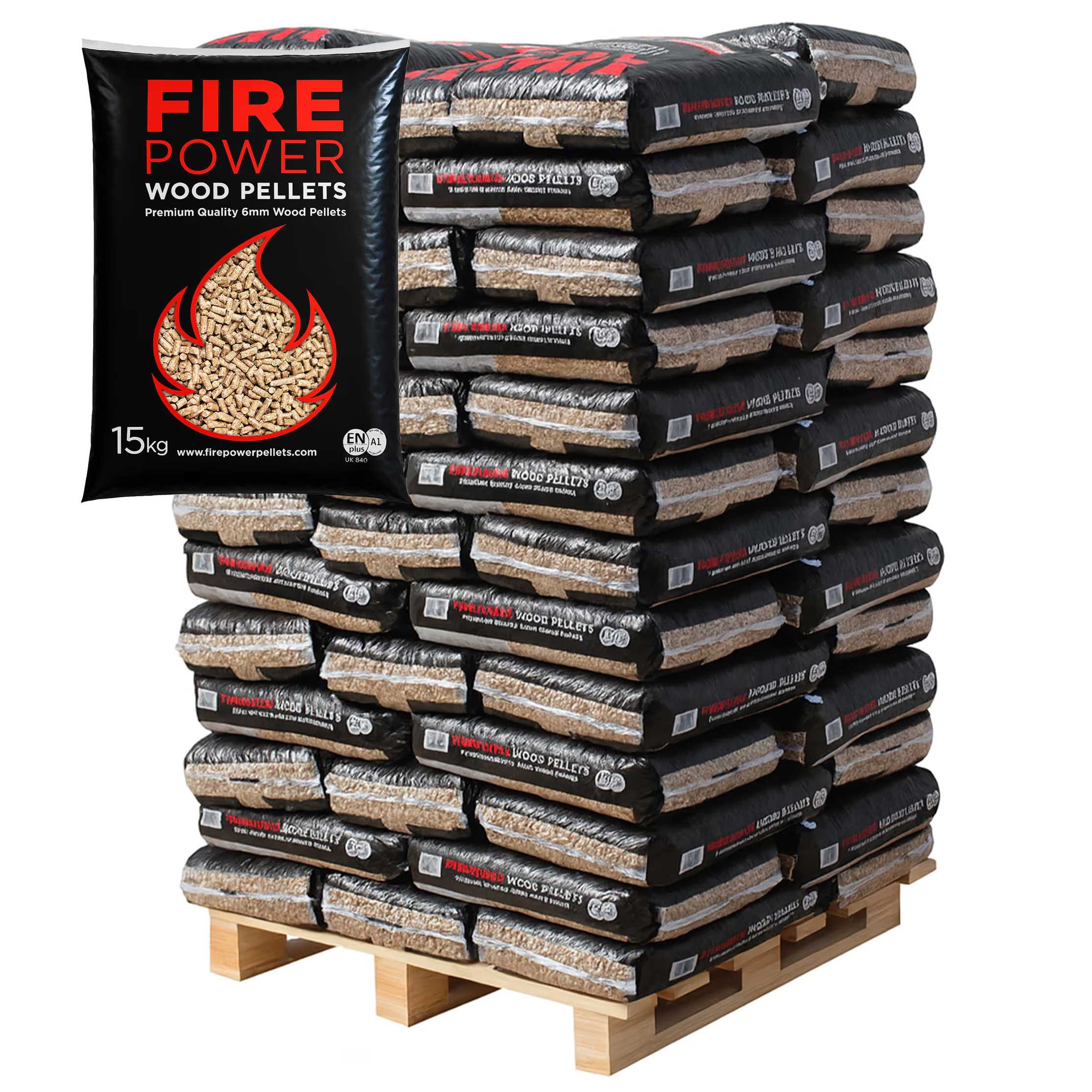 Firepower 6mm Wood Pellets 975 kg